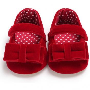 Chaussures Mignonnes en Velours pour Bébé