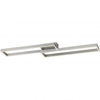 LED-Deckenleuchte Paan Silber 2x14W dimmbar CCT Memory