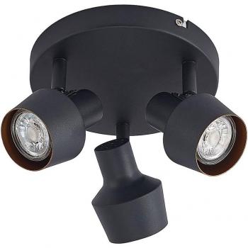 Lindby Ihaia Round Three-Bulb Light