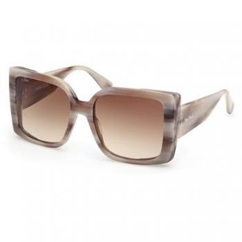 Max Mara MM0131 Hinge Grey/Brown Acetate Sunglasses – 20 Female