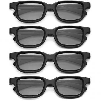 Gamme 4x Lunettes 3D Polaires – TV, cinéma, jeux, cadre noir