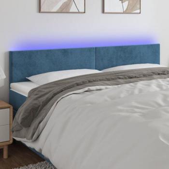 Blu Scuro Headboard LED 180x5x78cm