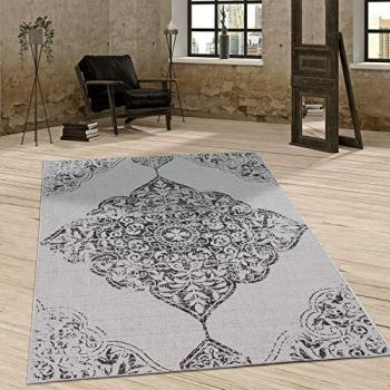 Paco Home Vintage Design Teppich »Coco 202«, rechteckig, 4 mm Höhe, Flachgewebe, In