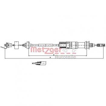 Cavetto comando METZGER 11.3924 per frizione