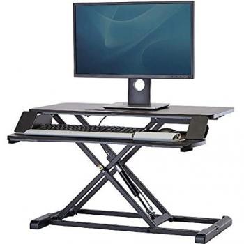 Fellowes Corvisio Sit Stand Workstation Black 8091001 37216FE