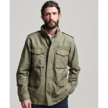 Superdry Cazadora Militar para hombre en verde