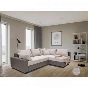 Parma L‑Form Schlaffunktion Sofa mit integriertem Bettkasten
