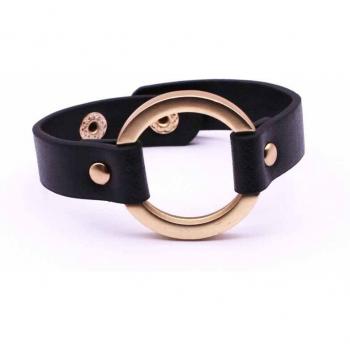 D&D Charm Leather Bracelet for Women