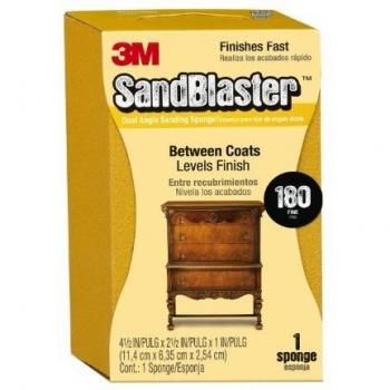 3M SandBlaster Fine Grit Dual Angle Sanding Sponge P150