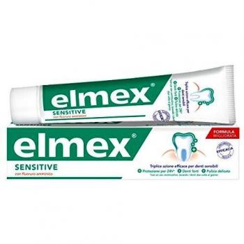 12 x ELMEX Dentifricio Denti Sensibili Sensitive Plus 75 Ml
