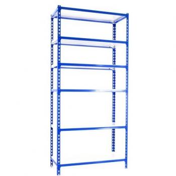 Étagère garage Simonclick Mini 6 niveaux – 2500 × 800 × 500 mm, métal robuste