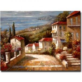 Tuscan Serenity: Fine Art Home Canvas (24x32)