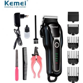 Wireless Dog and Cat Hair Trimmer with Scissors