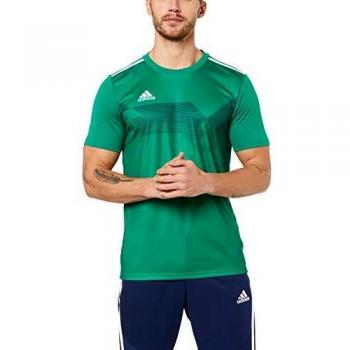 Adidas Männer CAMPEON19 JSY Top, Sportliches Grün/Weiß, Alter 9-10