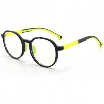 Kids' TR90 Frame Blue Light Glasses with Nose Pad