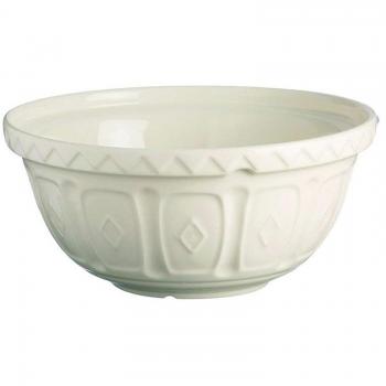 Mason Cash Mixing Bowl, Color: Cream, Size: 24cm, Material: Stoneware, Volume: 2 Litre