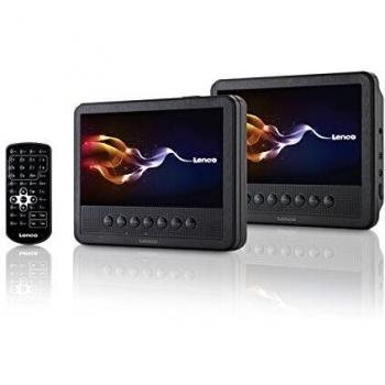 Lenco Tragbarer DVD-Player MES-212 2X 7 Zoll