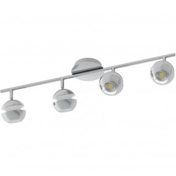 EGLO NOKITO LED-Deckenleuchte, 4x3,3 W, 960 lm, 3000 K, Chrom