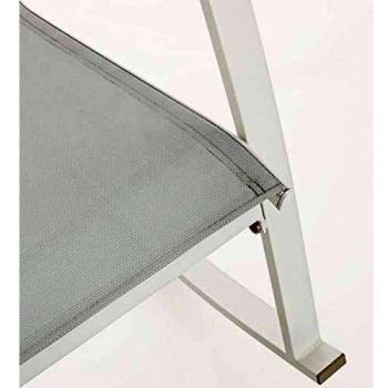 Sedia a dondolo per esterno DEMID in texilene