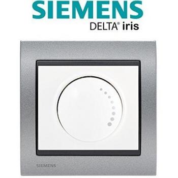 Va et Vient Variateur Siemens 500W Blanc Delta Iris
