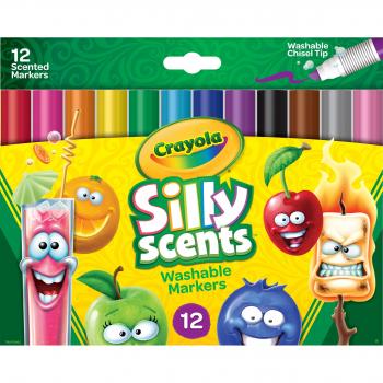 Crayola Silly Scents Wedge Tip Washable Markers