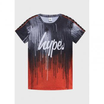 Hype Boys Orange Drips Shirt 9-10 Years