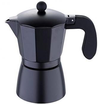San Ignacio Florencia Negra Cafetera Italiana de Aluminio 6 Tazas
