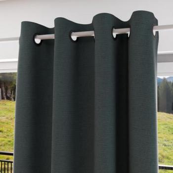 Tissu d’ombre solaire à œillets, 100 % occultant, 135x250 cm, édition Eclipse Kaki par Soleil d’Ocre