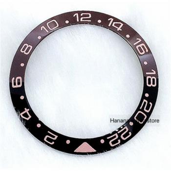 Inserto de bisel de 40mm en cerámica para relojes hombres de 43mm, diámetro interior 31,5mm