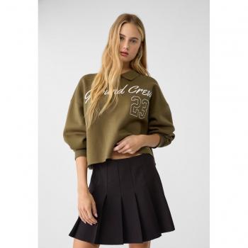 Stradivarius Black Box Pleat Skirt Small
