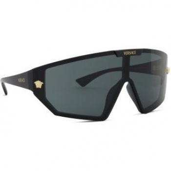 VE4461 GB1/87 Geometrica Sunglasses in Black by Versace for Men and Women