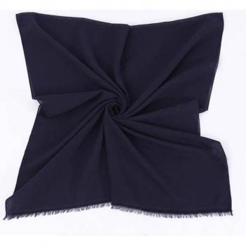 Tessuto di cotone e bambù in blu marino 85x190 blu marino