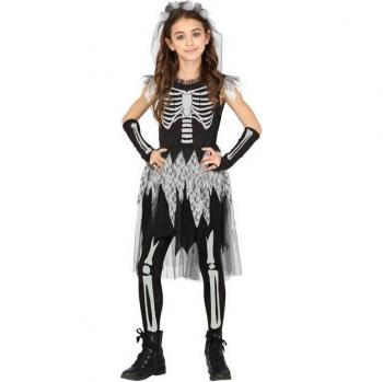 Nuit Mortelle Fiancée – Tenue Squelettique 5-6 ans