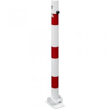 Potelet de Marquage Schake, Ø 60 mm, Blanc/Rouge