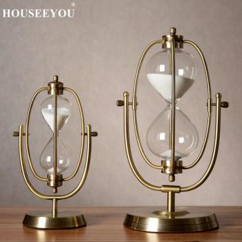 Rotating Metal Hourglass