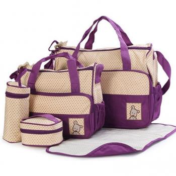 Complete 5-delige Luiertas Set voor Baby's