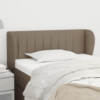 VidaXL Kopfteil Stoff Taupe 83x23x78/88 cm