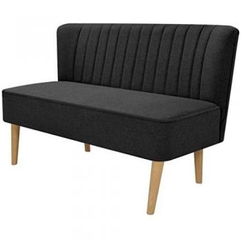 VidaXL Sofa in Dunkelgrau 117 x 55,5 x 77 cm