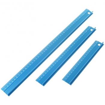 Blue Aluminum Alloy Measuring Ruler