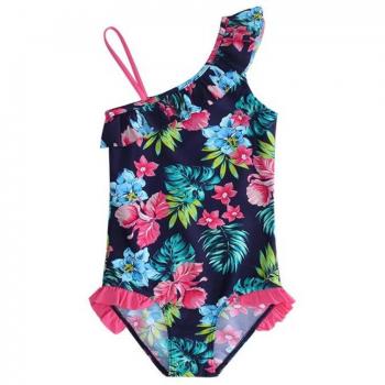 Wishere traje de baño de una pieza para niña, bañador infantil