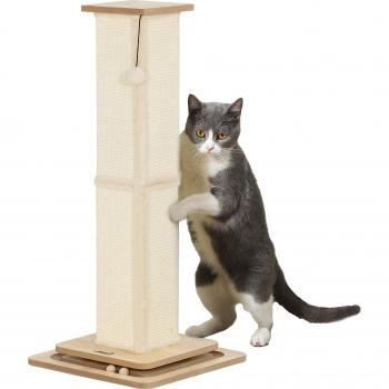 Arranhador Interativo para Gatos 87 cm com Bola e Trilho