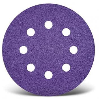 Velcro Menzer Titanium HD 125 mm – Dischi di Ceramica G600 (8 Fori)