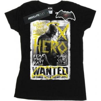 Veste coton femme poster Batman & Superman Wanted
