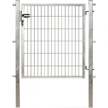 GARDEN ‘N’ MORE Einzeltor Excellent – Set aus feuerverzinktem Stahl, 123 cm Höhe