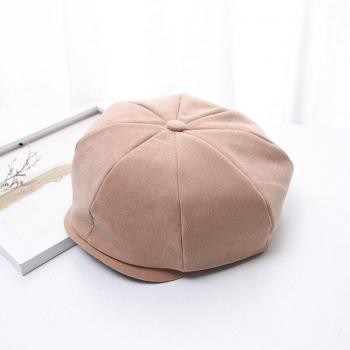 Coton solide : béret octogonale, design décontracté