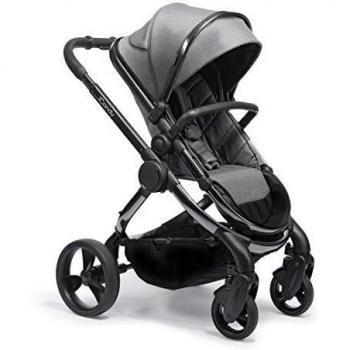 Peach Harmony Pushchair & Carrycot Pair – Phantom Dark Grey