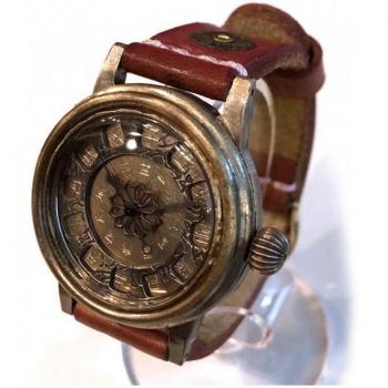 Koji Shinohara 14486951 JHA Men's Brown Handmade Watch