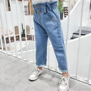 Children's Solid Color Jeans for Girls