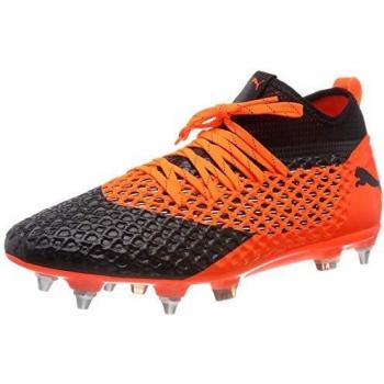 Black/Shocking Orange Puma Future 2.2 NetFit Mx SG Football Shoes – UK 7.5 Men’s