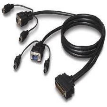 Belkin F1D9400-10 Dual Port KVM Cable